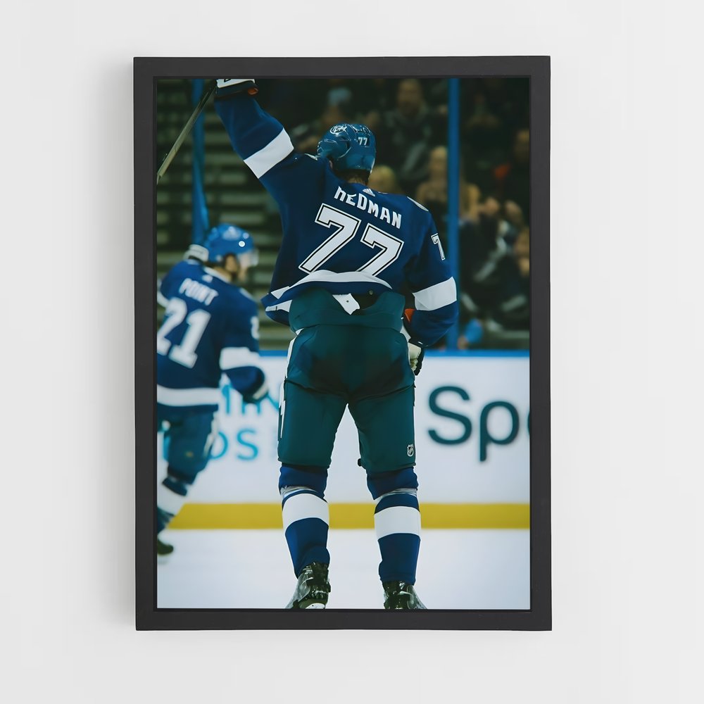 Poster Champion à la Lutte – affiche Hockey sur glace (vue 2)
